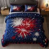 Set di Biancheria da Letto Trapuntata 3 Pezzi Bagliore di Starburst