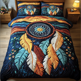 Set di Biancheria da Letto Trapuntata 3 Pezzi Stellato Catcher