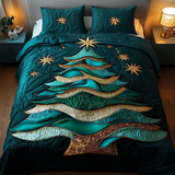 Set di Biancheria da Letto Trapuntata 3 Pezzi Pino Stellato