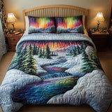 Set di Biancheria da Letto Trapuntata 3 Pezzi Fiume Stellato