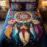 Set di Biancheria da Letto Trapuntata 3 Pezzi Sentieri Stellati