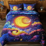 Set di Biancheria da Letto Trapuntata 3 Pezzi Cielo Stellare