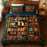 Set di Biancheria da Letto Trapuntata 3 Pezzi Rose della Storia