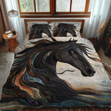 Set di Biancheria da Letto Trapuntata 3 Pezzi Cavallo di Stunning di Equestrian