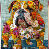 Forza Robusta del Bulldog Coperta Trapuntata