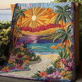 Serenità dei Raggi di Sole Coperta Trapuntata