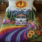 Set di Biancheria da Letto Trapuntata 3 Pezzi Viaggio della Raggiera di Sole