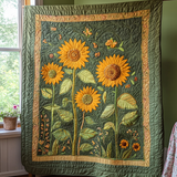 Giardino di Girasoli Coperta Trapuntata