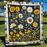 Notte di Girasoli Coperta Trapuntata