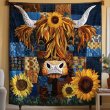 Splendore di Girasoli delle Highland Coperta Trapuntata