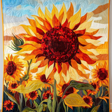 Tramonto di Girasoli Coperta Trapuntata