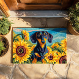 Bassotto tra i Girasoli in Fiore Zerbino