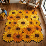 Campo di Girasoli Tappeto Sagomato