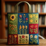 Fiore di Girasole Borsa Tote Trapuntata
