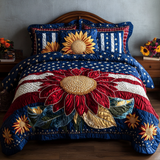 Set di Biancheria da Letto Trapuntata 3 Pezzi Gloria del Girasole