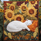 Gattino tra i Girasoli Coperta Trapuntata