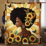 Regina dei Girasoli Coperta Trapuntata