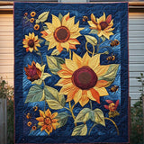 Sinfonia di Girasoli Quilt Artistico da Parete