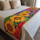 Tocco di Girasole Runner da Letto Trapuntato