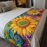 Atmosfera di Girasoli Runner da Letto Trapuntato