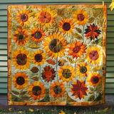 Giardino di Girasoli Coperta Trapuntata