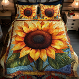 Set di Biancheria da Letto Trapuntata Campi Assolati