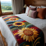 Campi di Fiori al Sole Runner da Letto Trapuntato