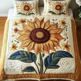 Set di Biancheria da Letto Trapuntata 3 Pezzi Petali Assolati