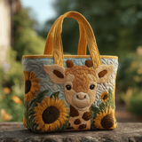 Atmosfere della Giraffa al Sole Borsa Tote Trapuntata