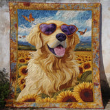 Cuore di Sole Coperta Trapuntata