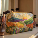 Fioritura all'Alba Beauty Case Trapuntato