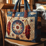 Cerchio dell'Alba Borsa Tote Trapuntata