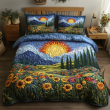 Set di Biancheria da Letto Trapuntata 3 Pezzi Sogni dell'Alba
