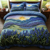 Set di Biancheria da Letto Trapuntata 3 Pezzi Bluebonnet