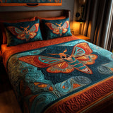 Set di Biancheria da Letto Trapuntata 3 Pezzi Tramonto di Emberwing