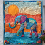 Elefante Coperta Trapuntata