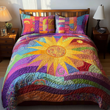 Set di Biancheria da Letto Trapuntata 3 Pezzi Prato del Sole