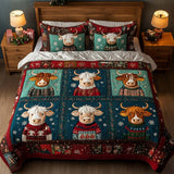 Set di Biancheria da Letto Trapuntata 3 Pezzi Stagione di Sweater