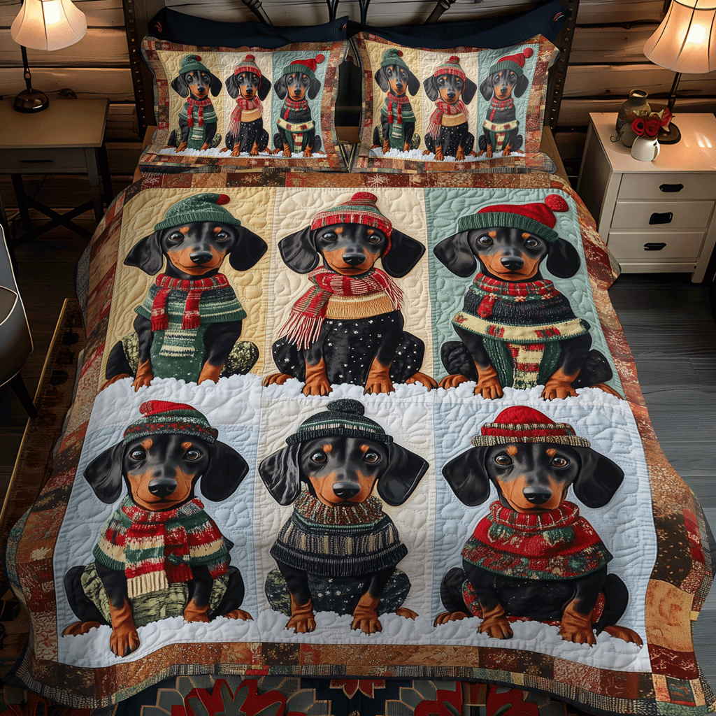 Set di Biancheria da Letto Trapuntata 3 Pezzi Sweater Wiener