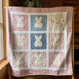Dolci Coccole di Coniglietto Coperta Trapuntata