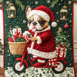Dolce Consegna del Bulldog Francese Coperta Trapuntata