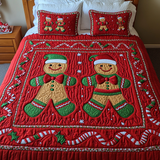 Set di Biancheria da Letto Trapuntata 3 Pezzi Villaggio Dolce di Ginger