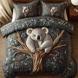 Set di Biancheria da Letto Trapuntata 3 Pezzi Rifugio Dolce del Koala