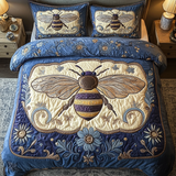 Set di Biancheria da Letto Trapuntata 3 Pezzi Nettare Dolce