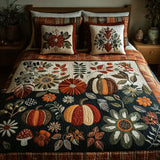 Set di Biancheria da Letto Trapuntata 3 Pezzi Brezza Dolce della Zucca