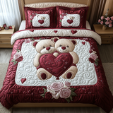 Set di Biancheria da Letto Trapuntata 3 Pezzi Abbraccio di Sweetheart
