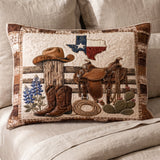 Radici del Ranch Texano Federa Trapuntata