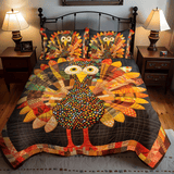Set di Biancheria da Letto Trapuntata 3 Pezzi Tacchino di Thankful