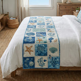 Il Mosaico di Cape Cod Runner da Letto Trapuntato