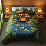 Set di Biancheria da Letto Trapuntata 3 Pezzi Rifugio di Dockside